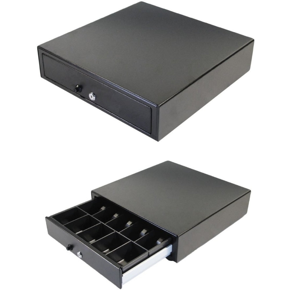 apgStandard- Duty Point of Sale Cash Drawer | Vasario Series VP101-BL1616 - 5 Bill - 5 Coin - Black