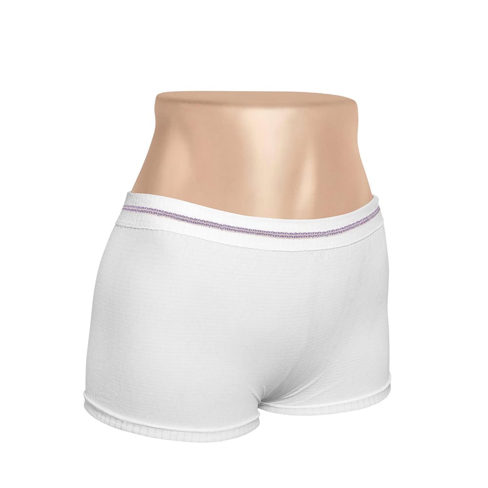 Medline Maternity Knit Underpants, Large/X-Large, White, Case Of 100
