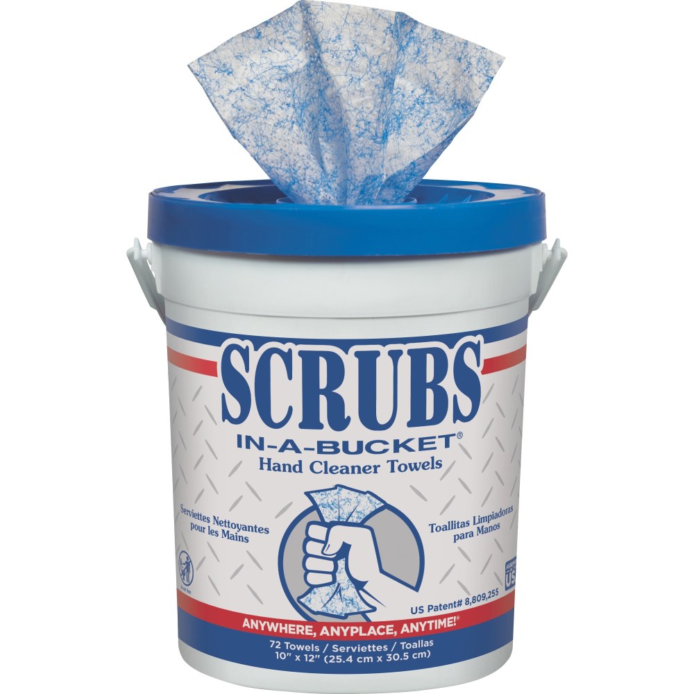 SCRUBS Hand Cleaner Towels, 72/Pack