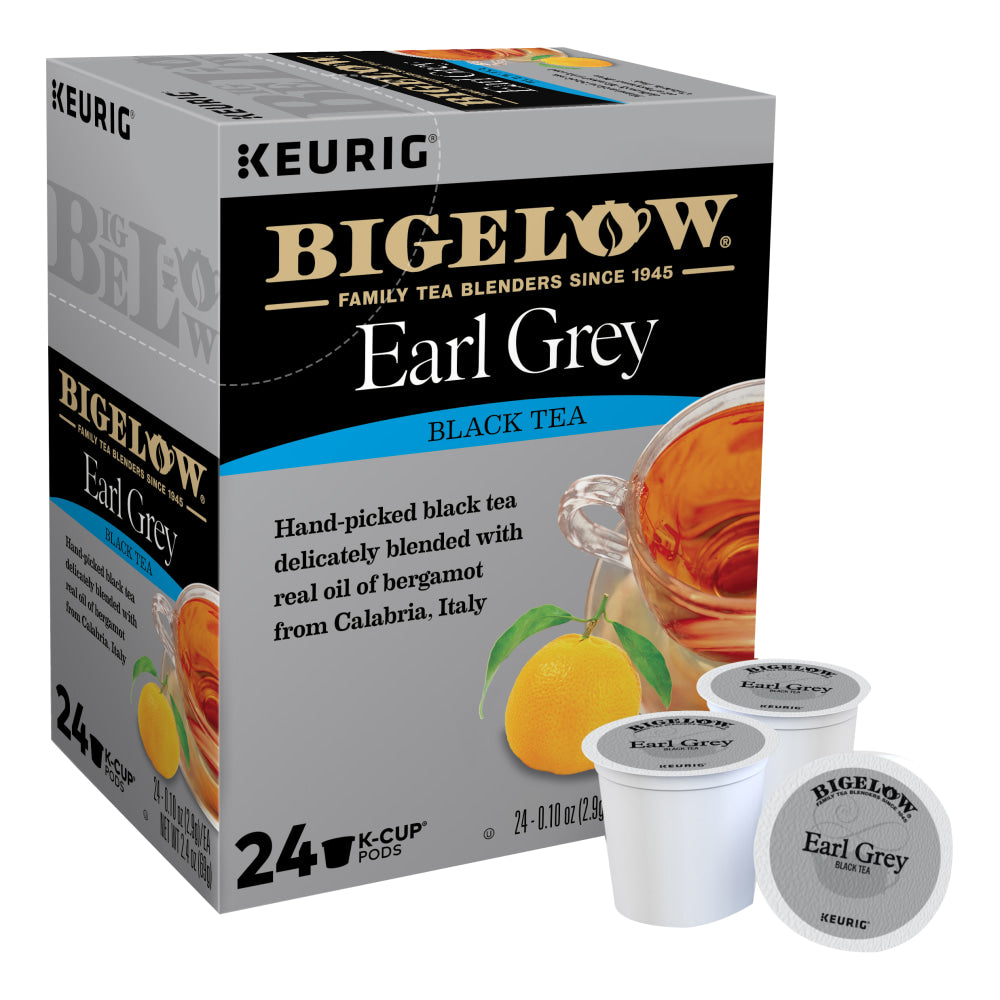 Bigelow Single-Serve K-Cup Pods, Earl Grey Tea, Box Of 24
