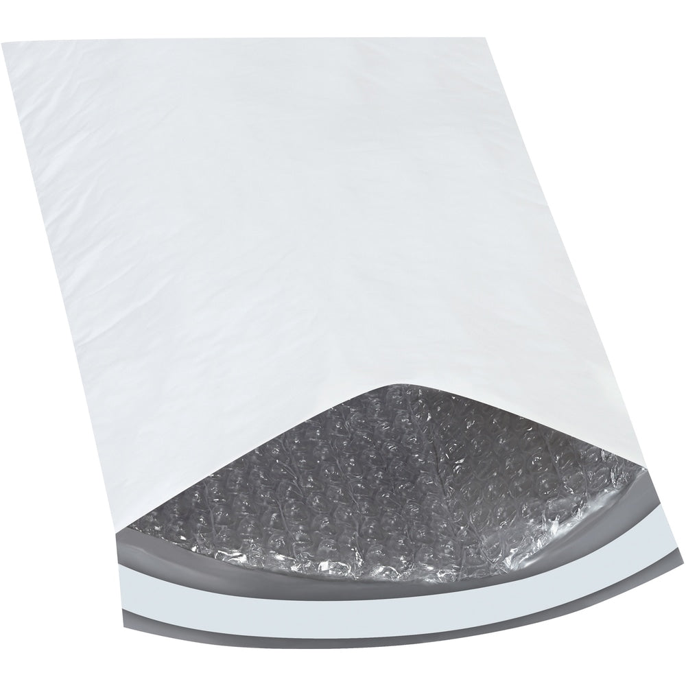 Office Depot Brand Bubble-Lined Poly Mailers, 8 1/2in x 12in, White, Box Of 100