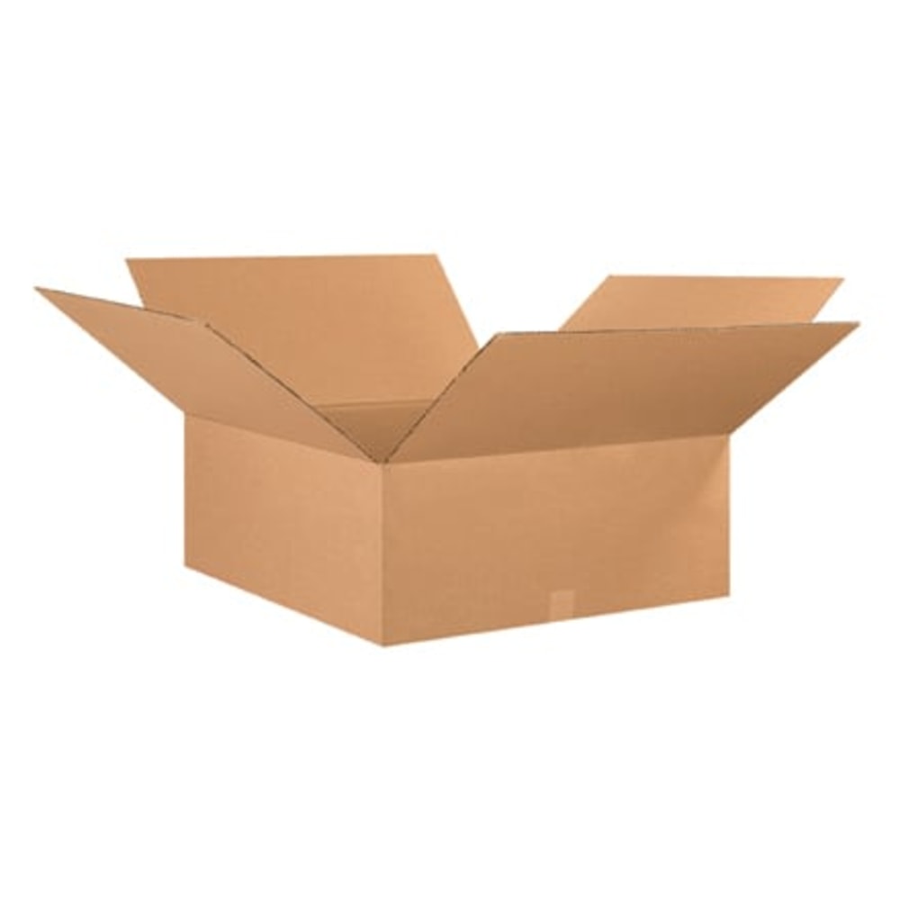 Partners Brand Corrugated Boxes 26in x 26in x 10in, Kraft, Bundle of 10