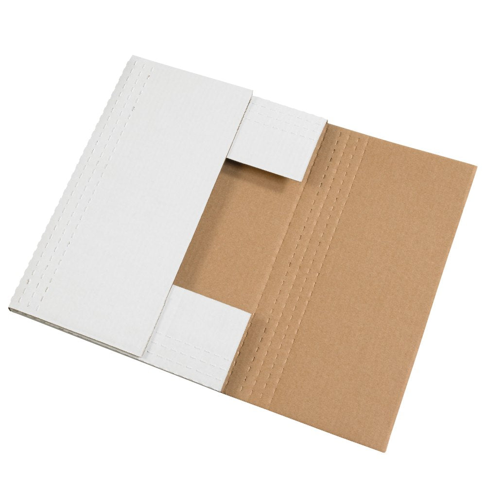 Partners Brand Easy Fold Mailers, 20in x 16in x 2in, White, Pack Of 50