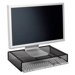 Office Depot Brand Mesh Monitor Stand, Black
