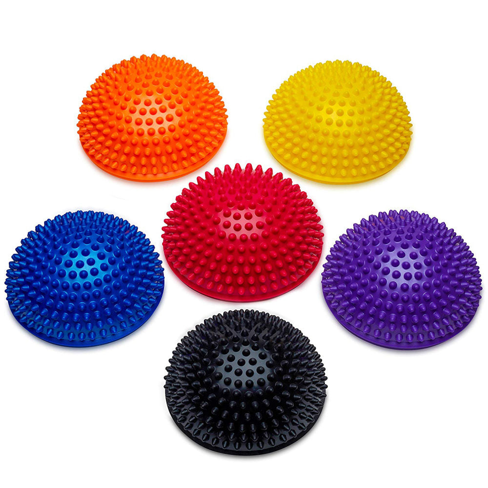 Bintiva Balance Pods, 3-1/2in x 6-1/4in, Assorted Colors, Set Of 6 Pods