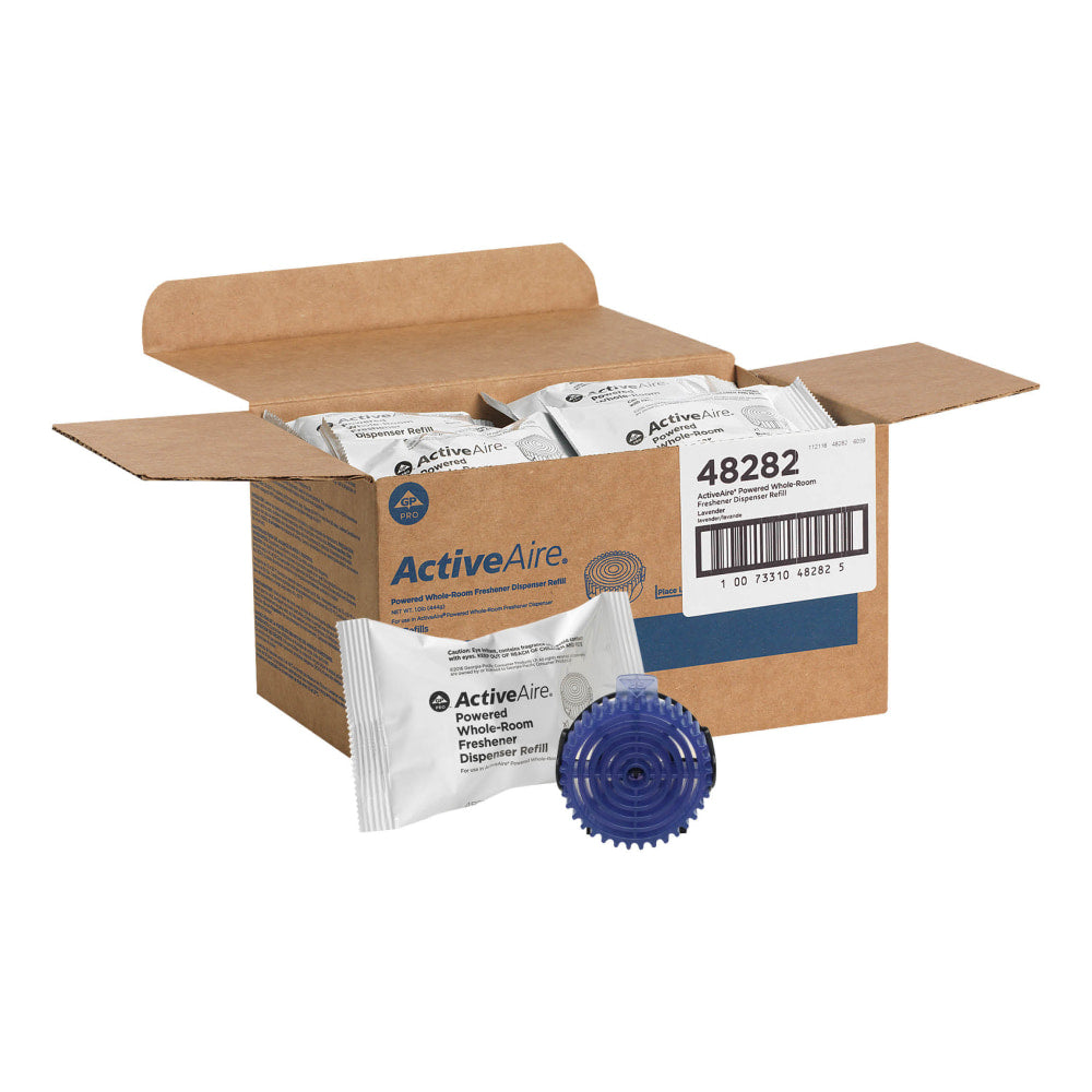 ActiveAire by GP PRO Powered Whole-Room Freshener Dispenser Refills, Lavender, Case of 12 Units