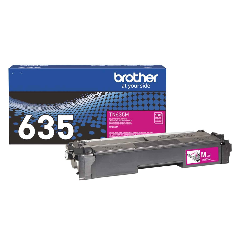 Brother TN635 Magenta Standard Yield Toner Cartridge (TN635M)