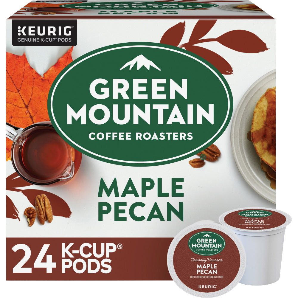 Green Mountain Coffee Single-Serve K-Cups, Light Roast, Maple Pecan, Box Of 24 K-Cups