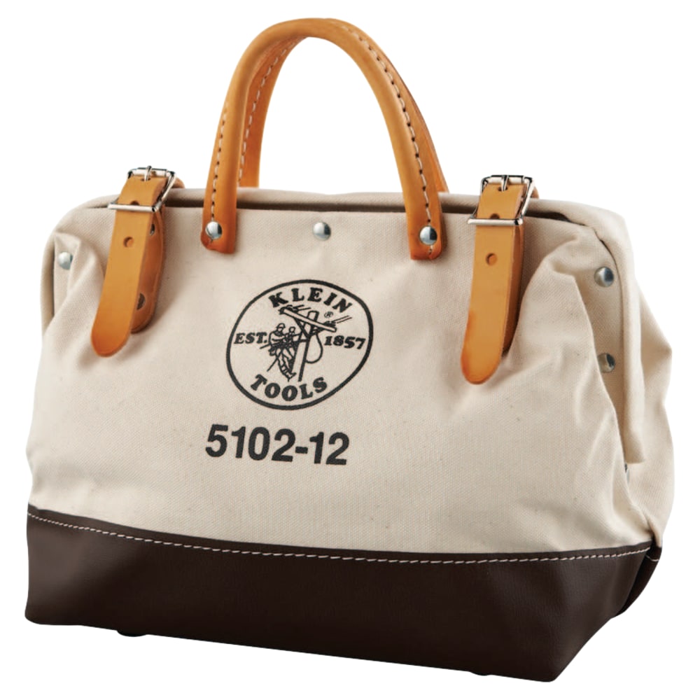 Klein Tools Canvas Tool Bag, 1 Compartment, 12 in X 6 in