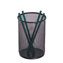 Office Depot Brand Mesh Jumbo Pencil Holder, Black
