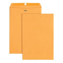 Office Depot Brand 10in x 15in Manila Envelopes, Clasp Closure, Brown Kraft, Box Of 100