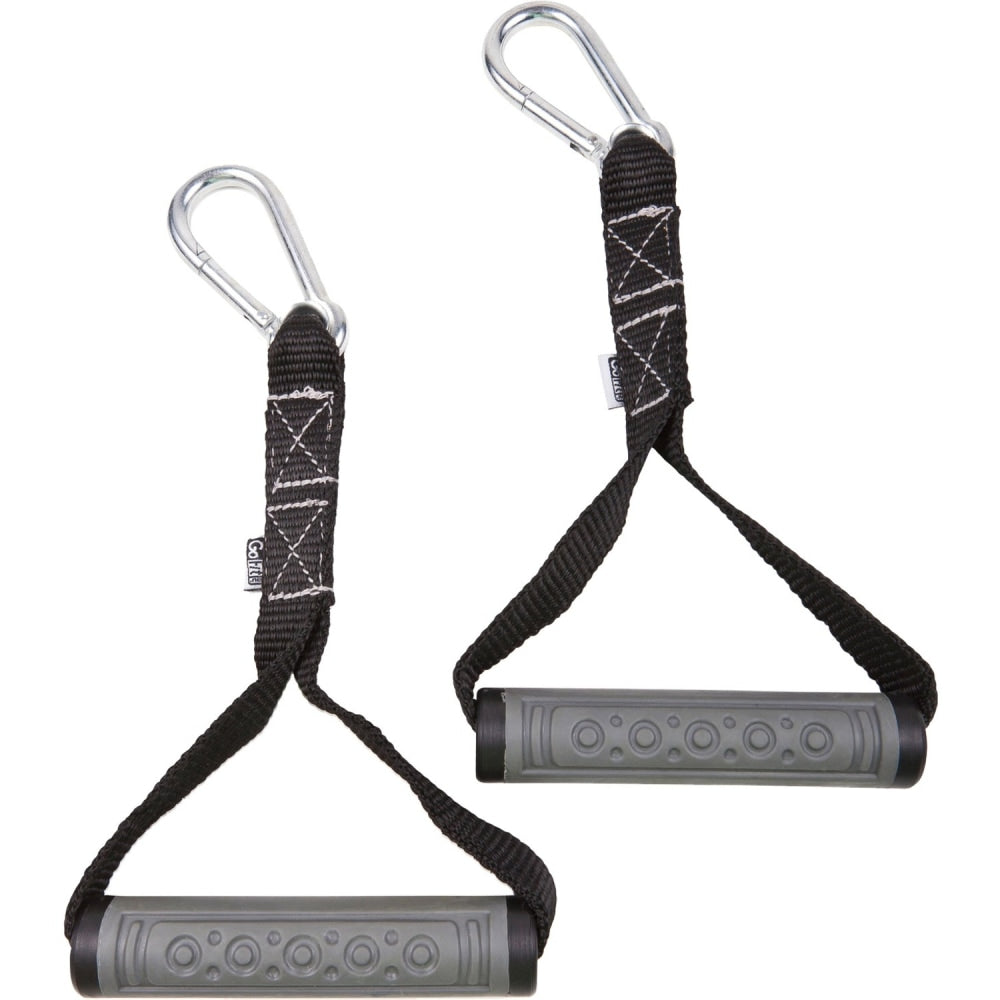 GoFit Pro Power Handles - Nylon, Steel, Rubber - 2 / Set