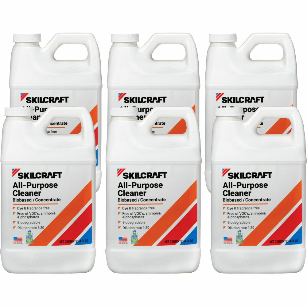 SKILCRAFT All-Purpose Cleaner & Degreaser - For Multipurpose - Ready-To-Use - Liquid - 64 fl oz (2 quart) - 6872546