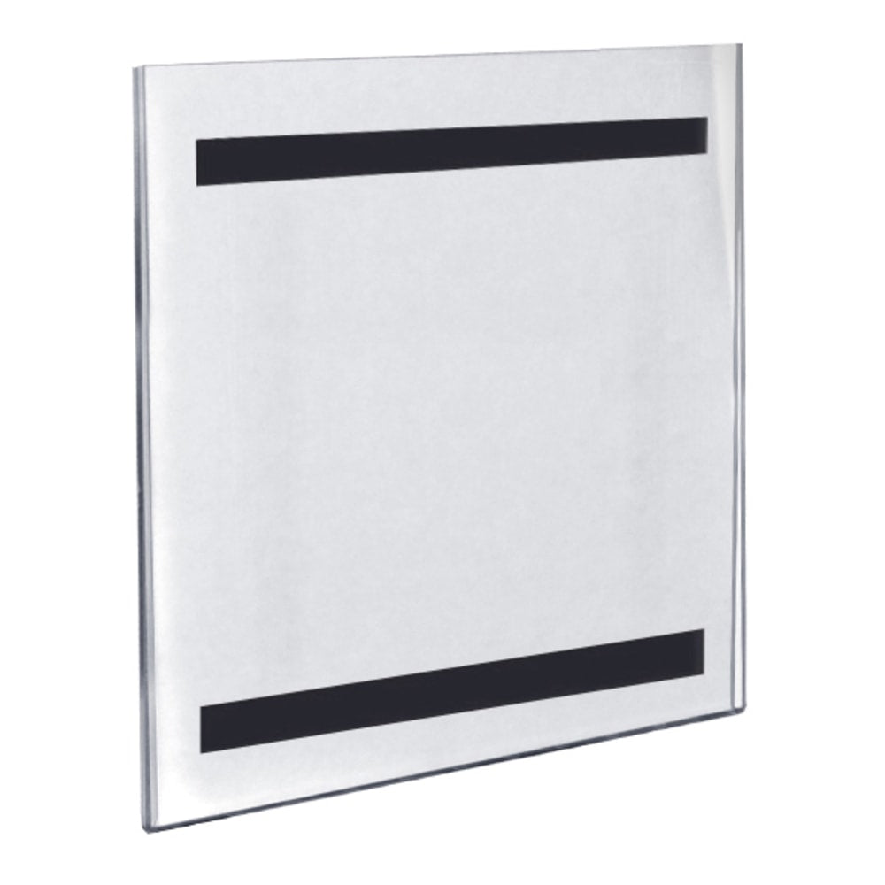 Azar Displays Magnetic Sign Holders, 7in x 5in, Clear, Pack Of 10 Holders