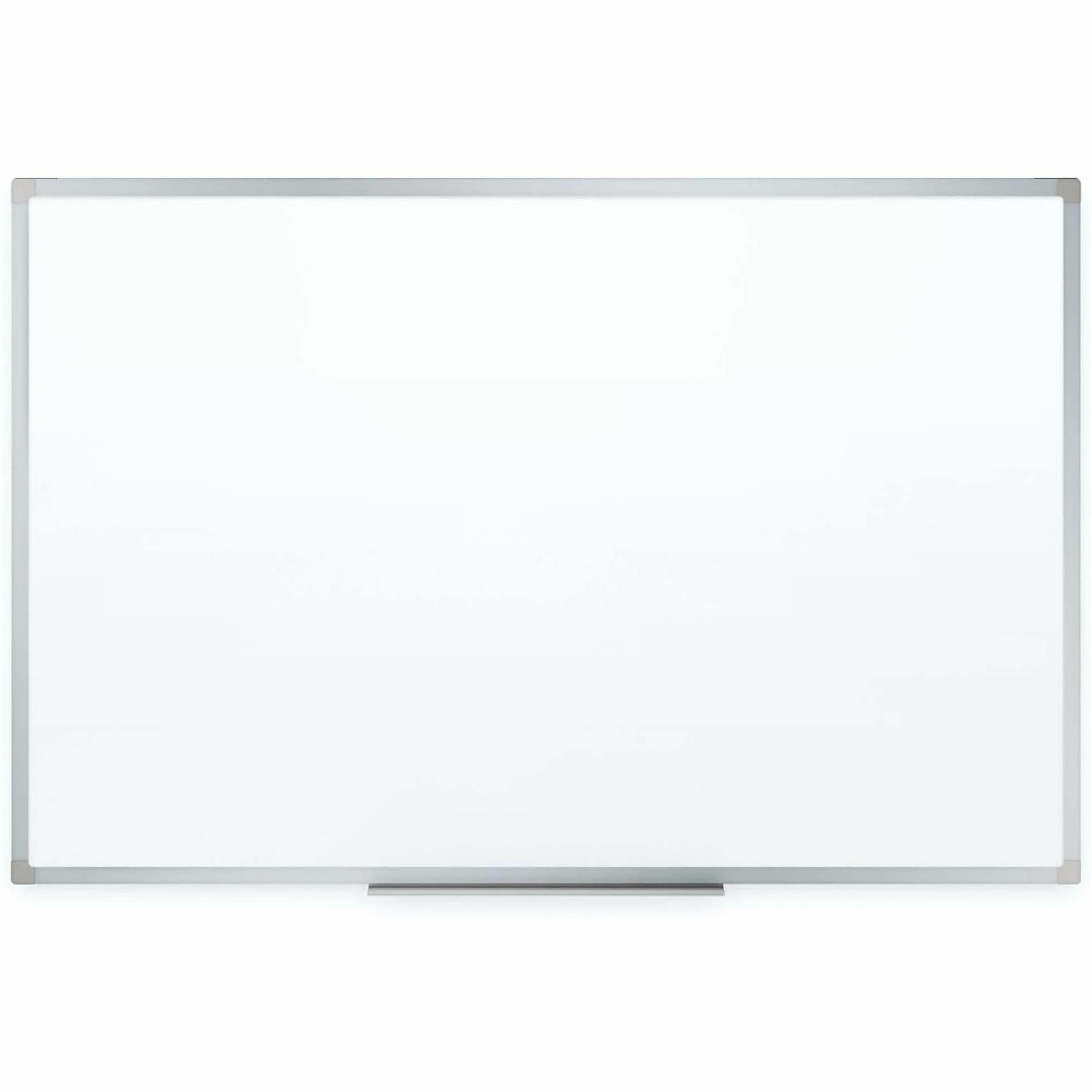 Mead Basic Melamine Dry-Erase Whiteboard, 17 1/2in x 23 12/16in, Aluminum Frame With Silver Finish