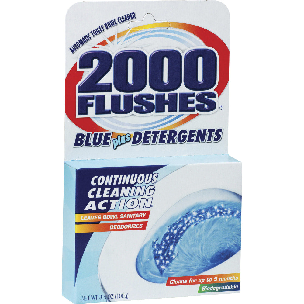 2000 Flushes Automatic Toilet Bowl Cleaner, 3.5 Oz, Blue