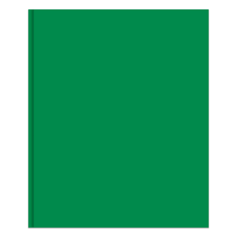 Office Depot Brand 2-Pocket School-Grade Paper Folder with Prongs, Letter Size, Green