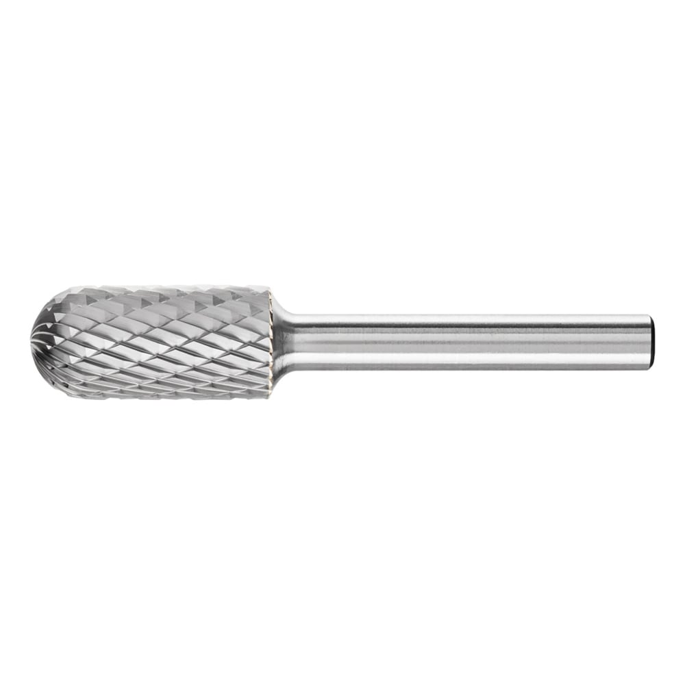 Pferd Carbide Cylindrical/Radius Bur Bit, 1/2Dia. x 1L Cut, 1/4 Shank, Alt. Diamond
