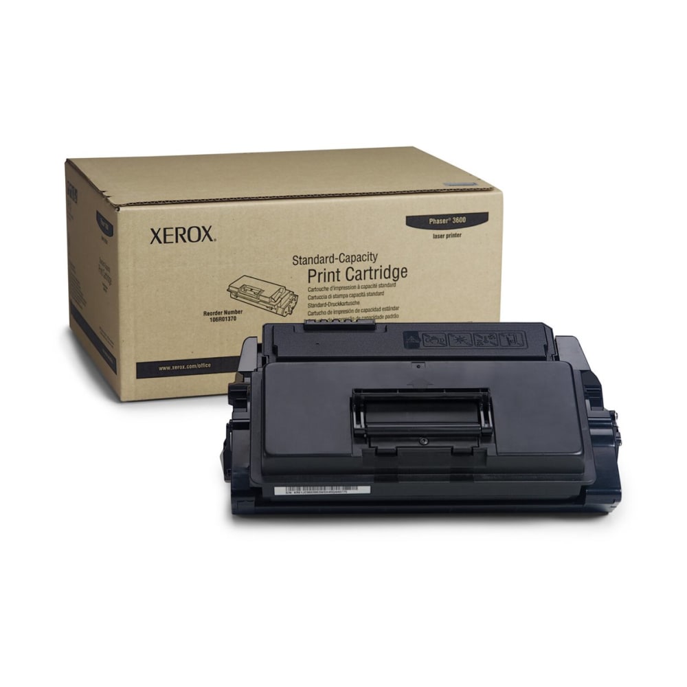 Xerox 3600 Black Toner Cartridge, 106R01370