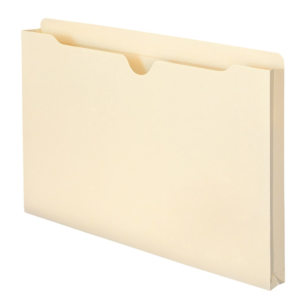 Smead Expanding Reinforced Top-Tab File Jackets, 1in Expansion, Legal Size, Manila, Box Of 50