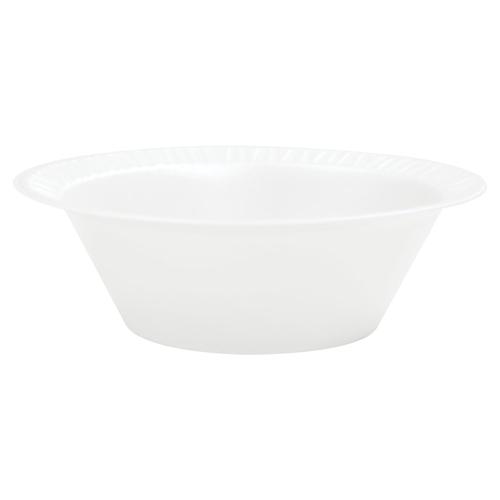 Dart Concorde Foam Bowls, 12 Oz, White, 25 Bowls Per Pack, Carton Of 1,000 Packs