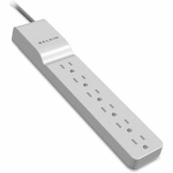BE106000-04 - Belkin SurgeMaster Home Grade Surge Protector, 6 Outlets, 4-Foot Cord, 709 Joules