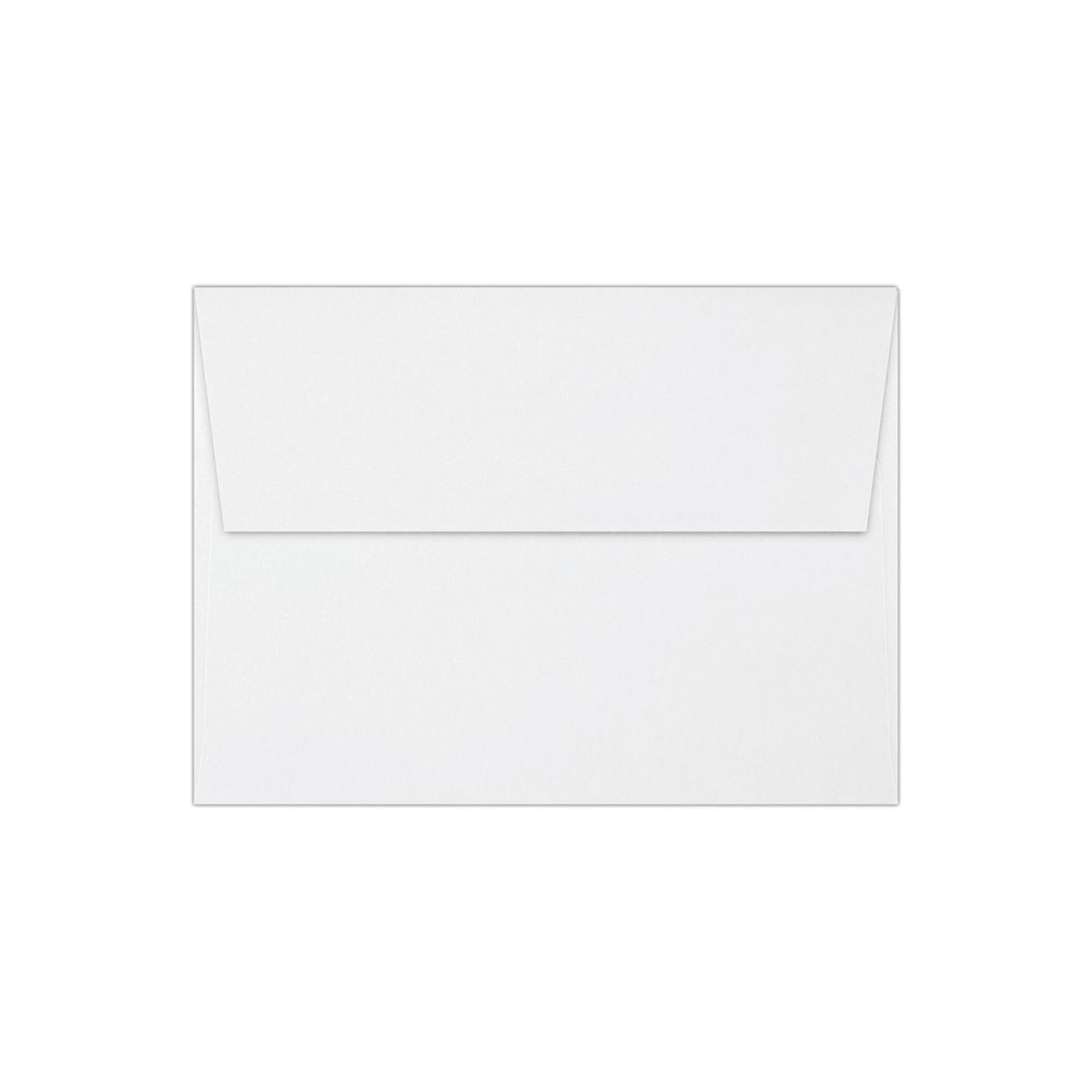 LUX Invitation Envelopes, A7, Peel & Stick Closure, White, Pack Of 500