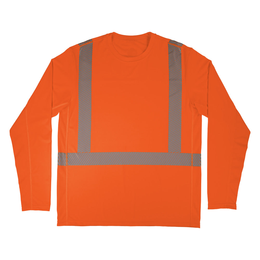 Ergodyne Chill-Its 6688 Cooling Hi-Vis Sun Shirt With UV Protection, 3XL, Orange