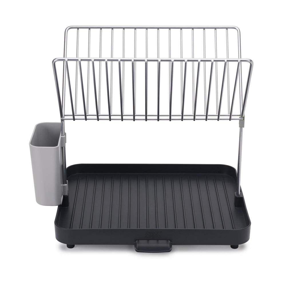 Joseph Joseph Y-Rack 2-Tier Dish Rack, 14inH x 12inW x 11-1/8inD, Gray