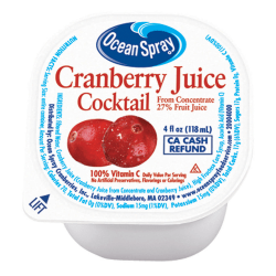 00700 - Ocean Spray Cranberry Juice, 4 Oz, Pack Of 48 Cups