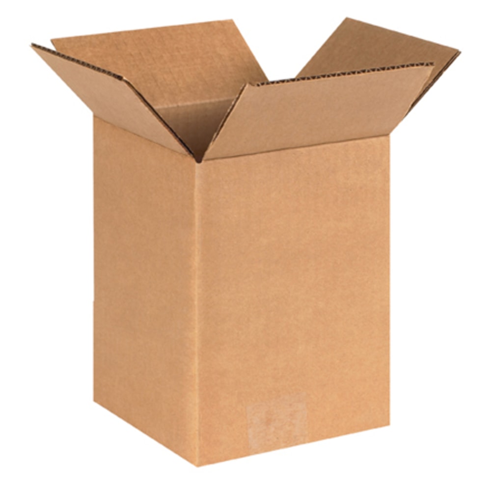 Partners Brand Corrugated Boxes 6in x 6in x 7in, Bundle of 25