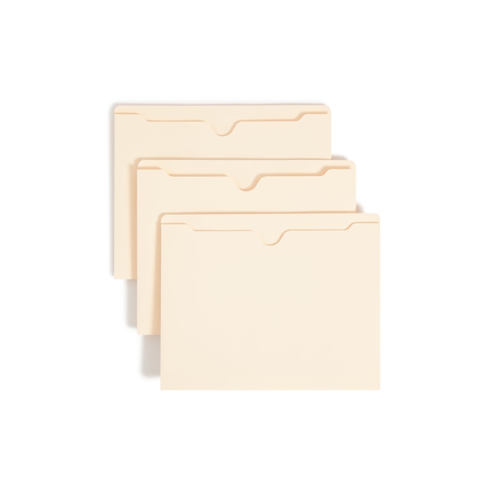 Smead Expanding Reinforced Top-Tab File Jackets, 2in Expansion, Letter Size, Manila, Box Of 50 (75560)