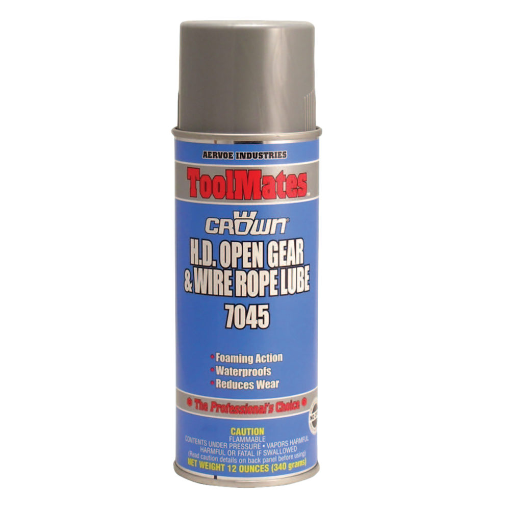 Aervoe Heavy Duty Open Gear & Wire Rope Lubes, 12 oz, Aerosol Can
