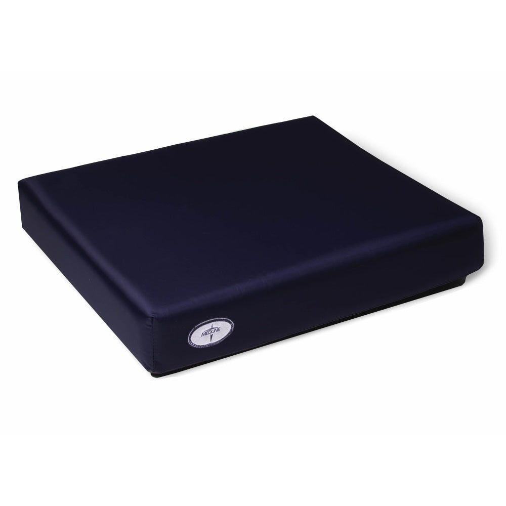 Medline Comfort Foam Cushion Seat, 3inH x 18inW x 16inD, Blue