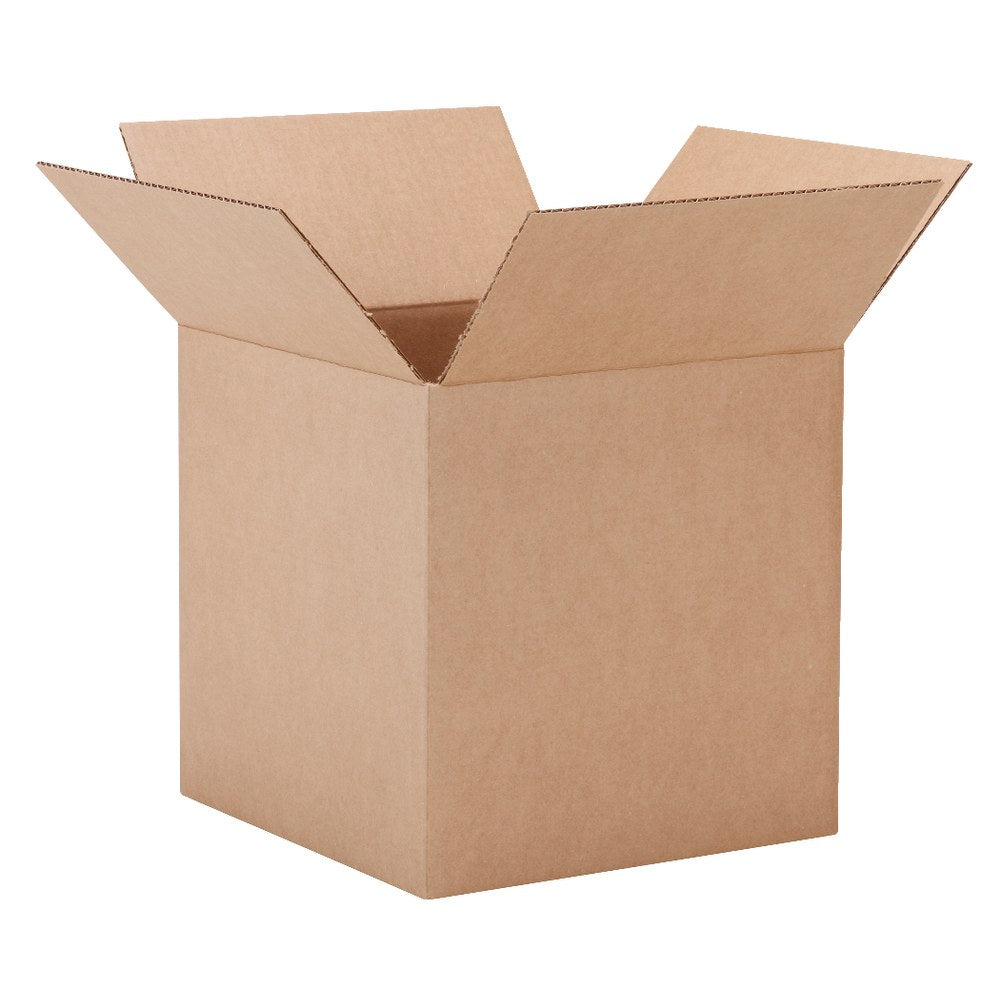 Corrugated Box, 14in x 14in x 14in, Kraft
