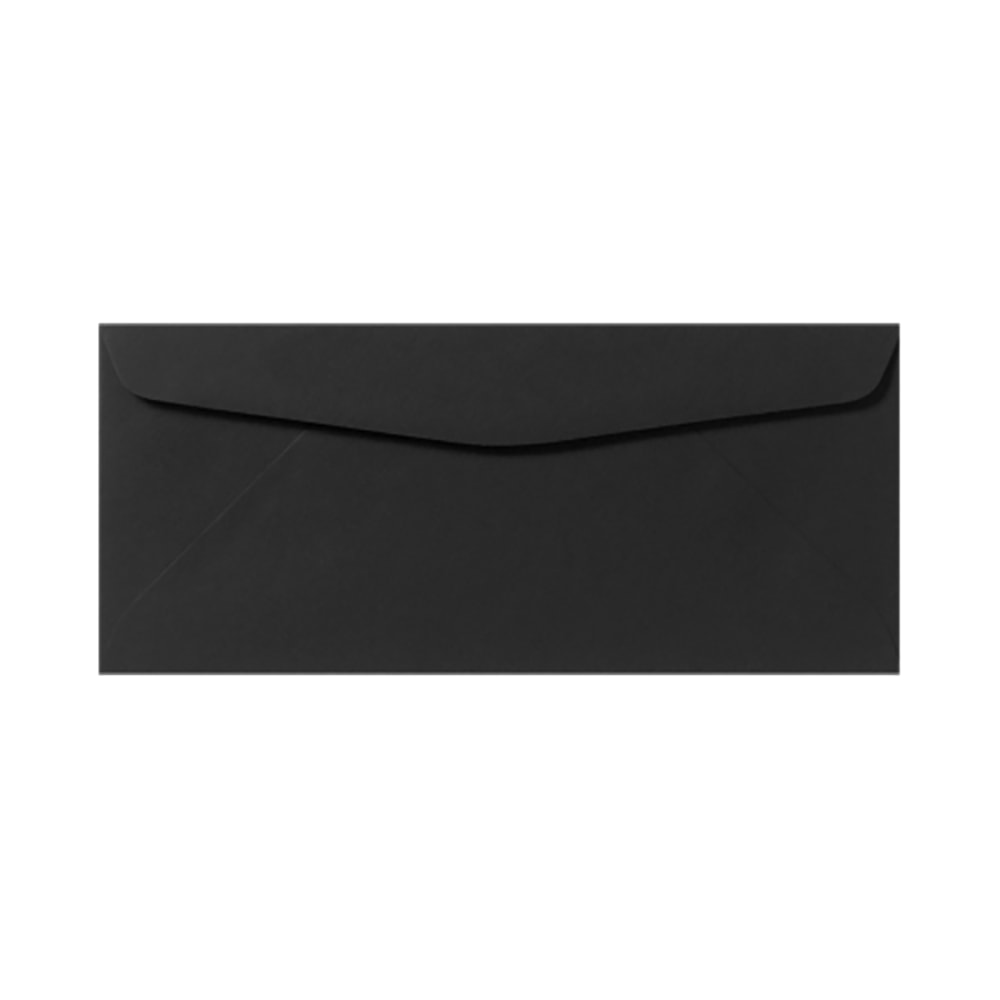 Lux #9 Regular Envelopes, Gummed Seal, Midnight Black, Pack Of 50