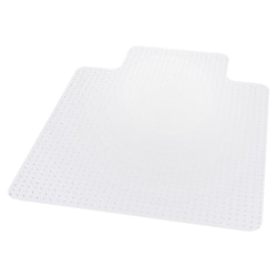 120123 - ES Robbins Task Series AnchorBar Carpet Chair Mat, Standard Lip, 45inW x 53inD, Clear