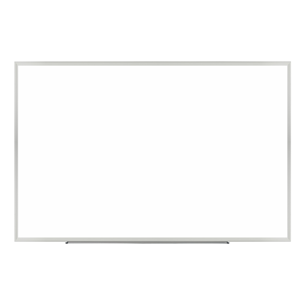 Realspace Magnetic Dry-Erase Whiteboard, 48ft" x 72in , Aluminum Frame With Silver Finish