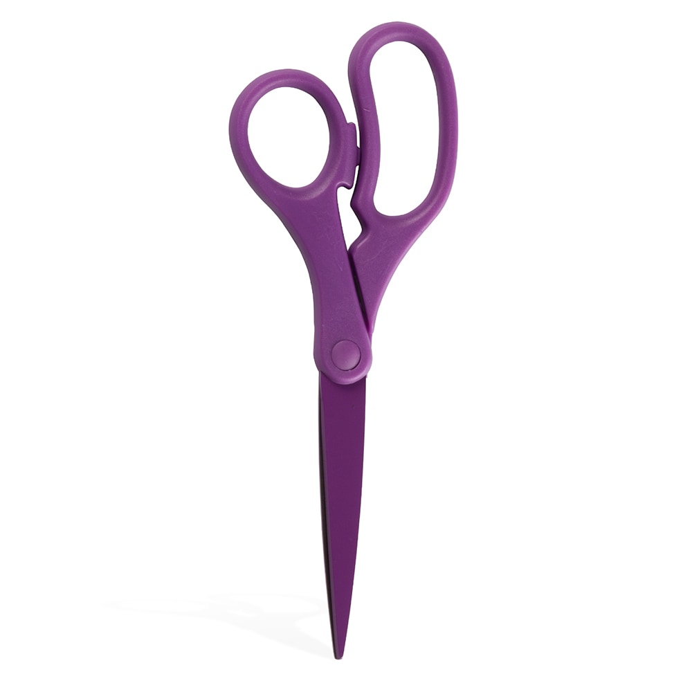 JAM Paper Precision Scissors, 8in, Pointed, Purple