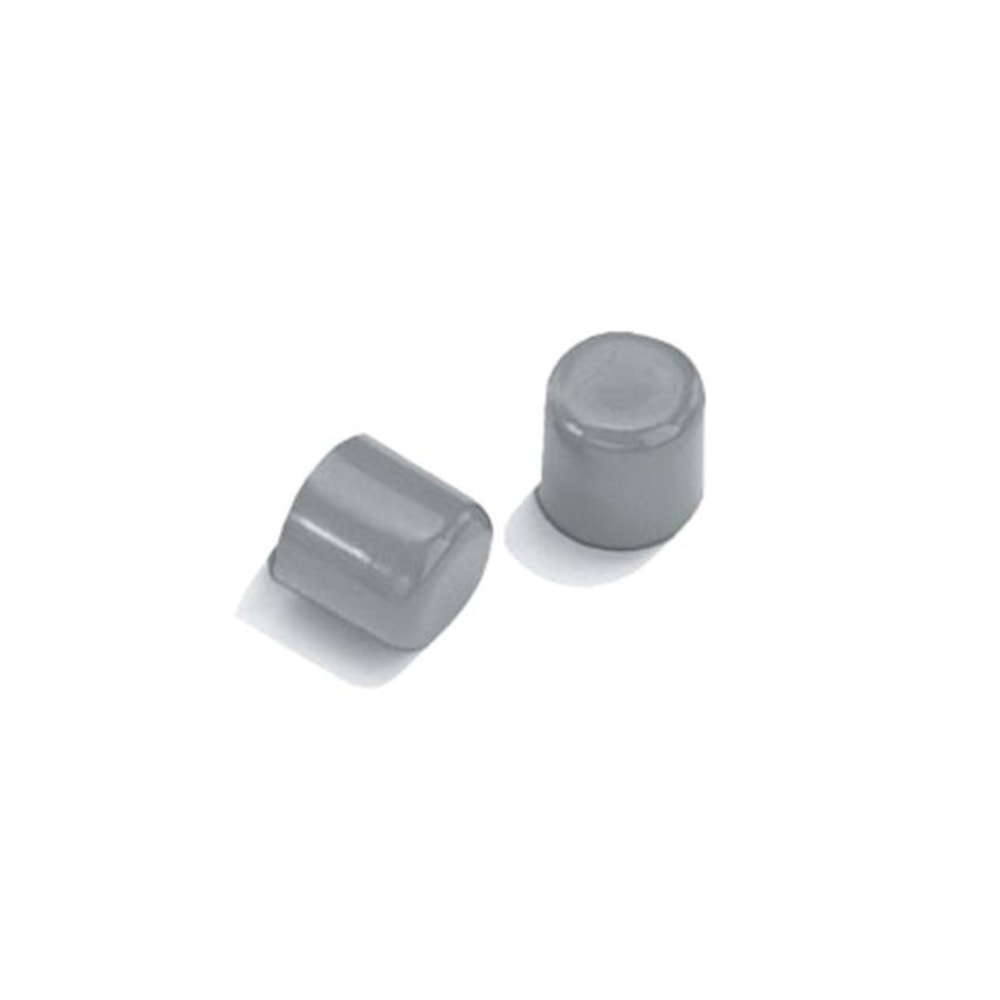 Medline Replacement Walker Glide Caps, 1in, Gray, Pack Of 6