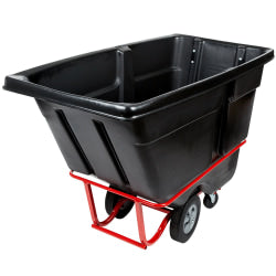 Rubbermaid Commercial 1250 lb Capacity Standard Duty Tilt Truck, 1250 lb Capacity, 33.50inW x 72.20inD x 43.80inH, Black