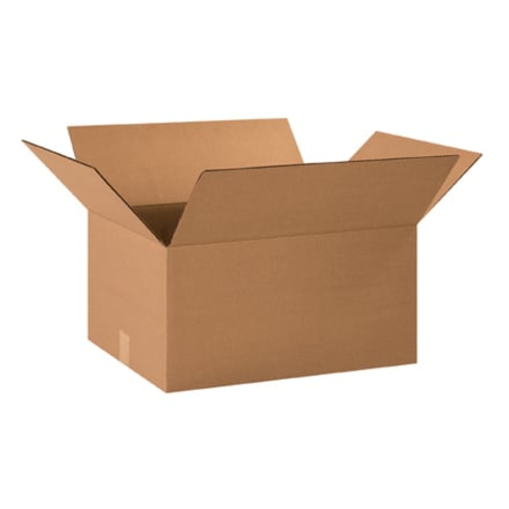 Partners Brand Corrugated Boxes 20in x 15in x 10in, Kraft, Bundle of 20