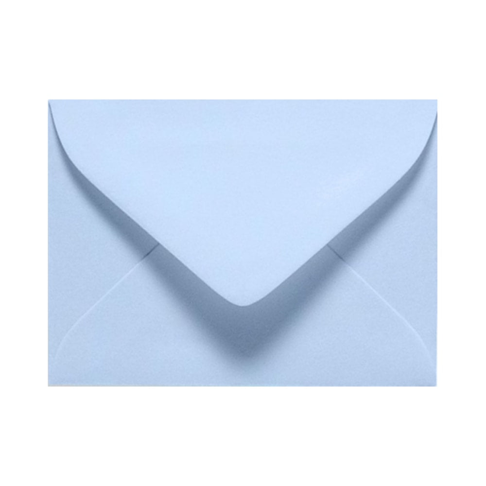 LUX Mini Envelopes, #17, Gummed Seal, Baby Blue, Pack Of 50