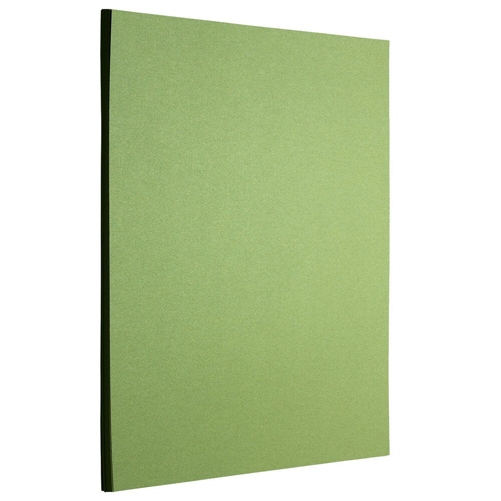 JAM Paper Metallic Paper, Lime Green Stardream Metallic, Letter (8.5in x 11in), 100 Sheets Per Pack, 32 Lb