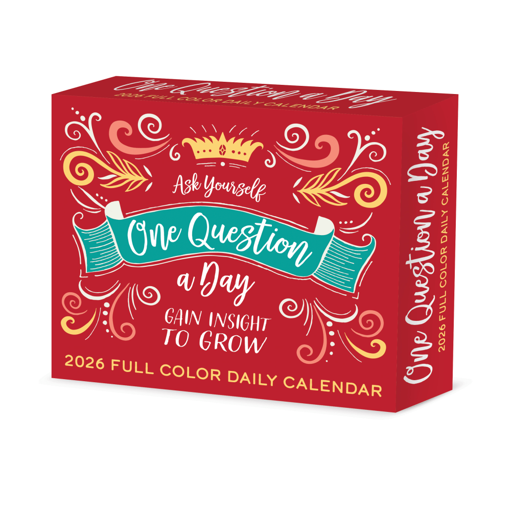 2026 Willow Creek Press Page-A-Day Daily Desk Calendar, 6-1/4in x 5-1/2in, One Question A Day, January To December, 54369