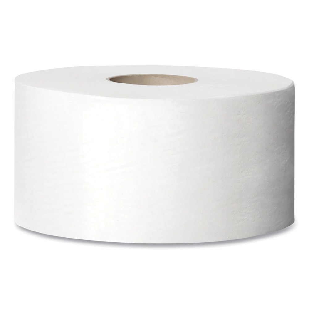Tork Advanced Jumbo Bath Tissue, Septic Safe, 1-Ply, White, 3.48in x 1,200 ft, 12 Rolls/Carton