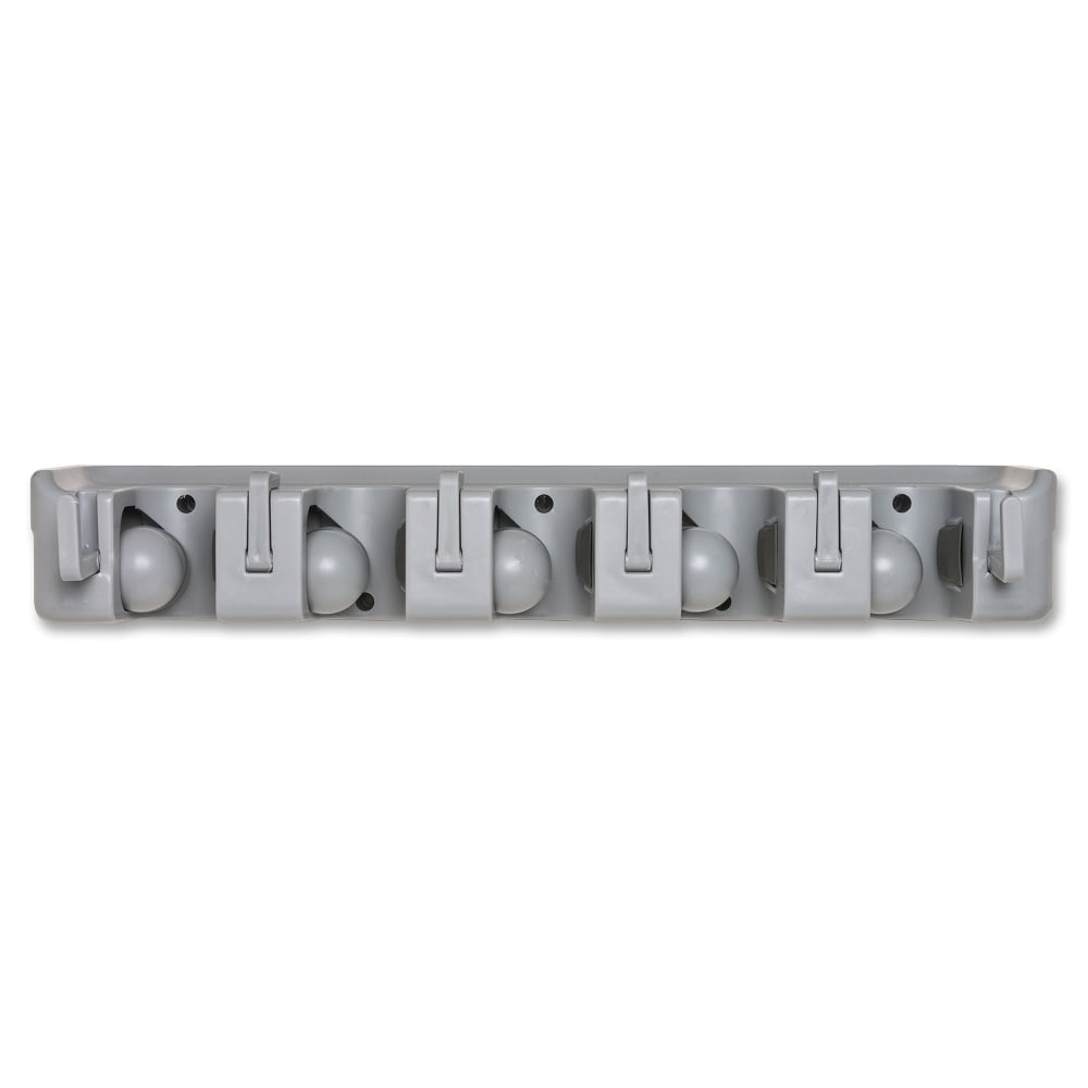 Genuine Joe Wall Rack Cleaning Organizer, Gray