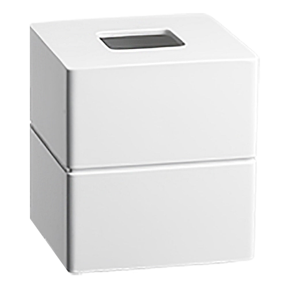 Erwyn Products Malibu Boutique Tissue Box Covers, 5-15/16inH x 5-1/2inL x 5-1/2inW, White, Set Of 6 Covers