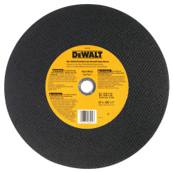 Black+Decker DeWalt Type 1 Fabrication Cutting Wheel, 14in Diameter