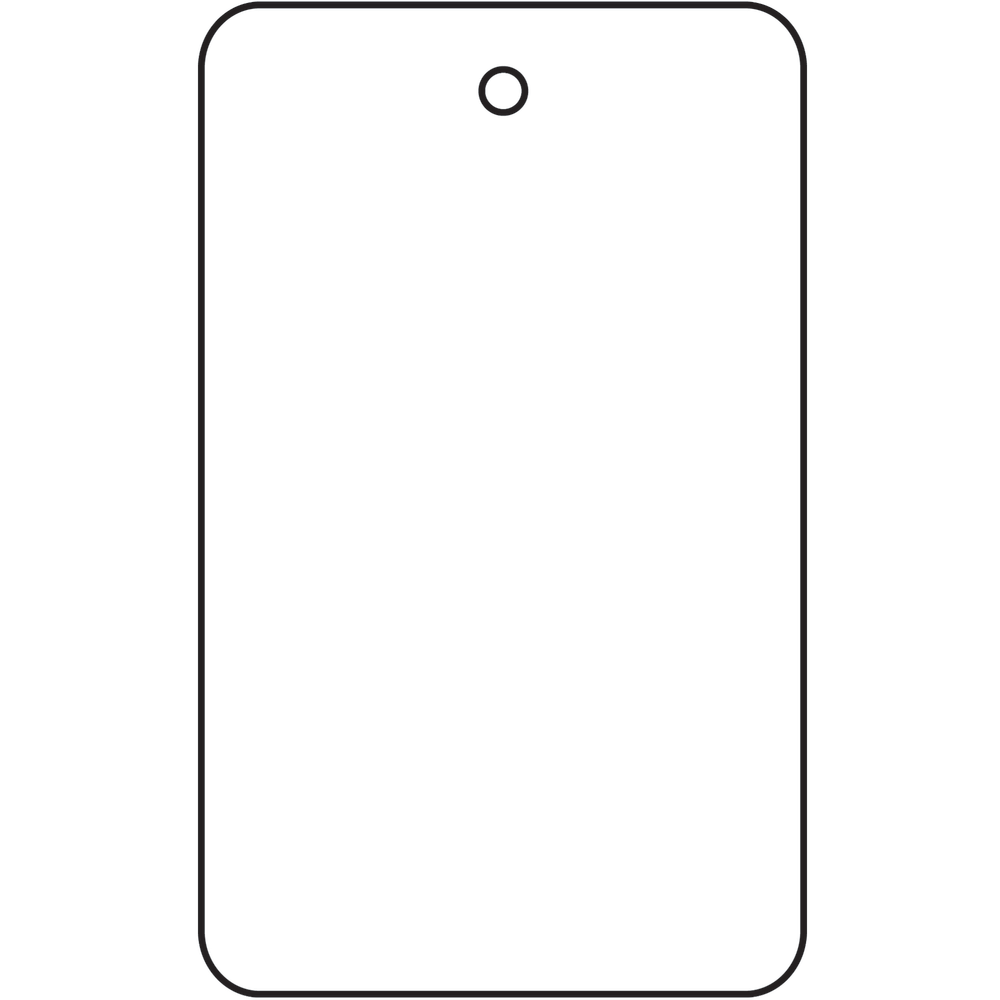 Partners Brand Garment Tags, 1 3/4in x 2 7/8in, 100% Recycled, White, Case Of 1,000